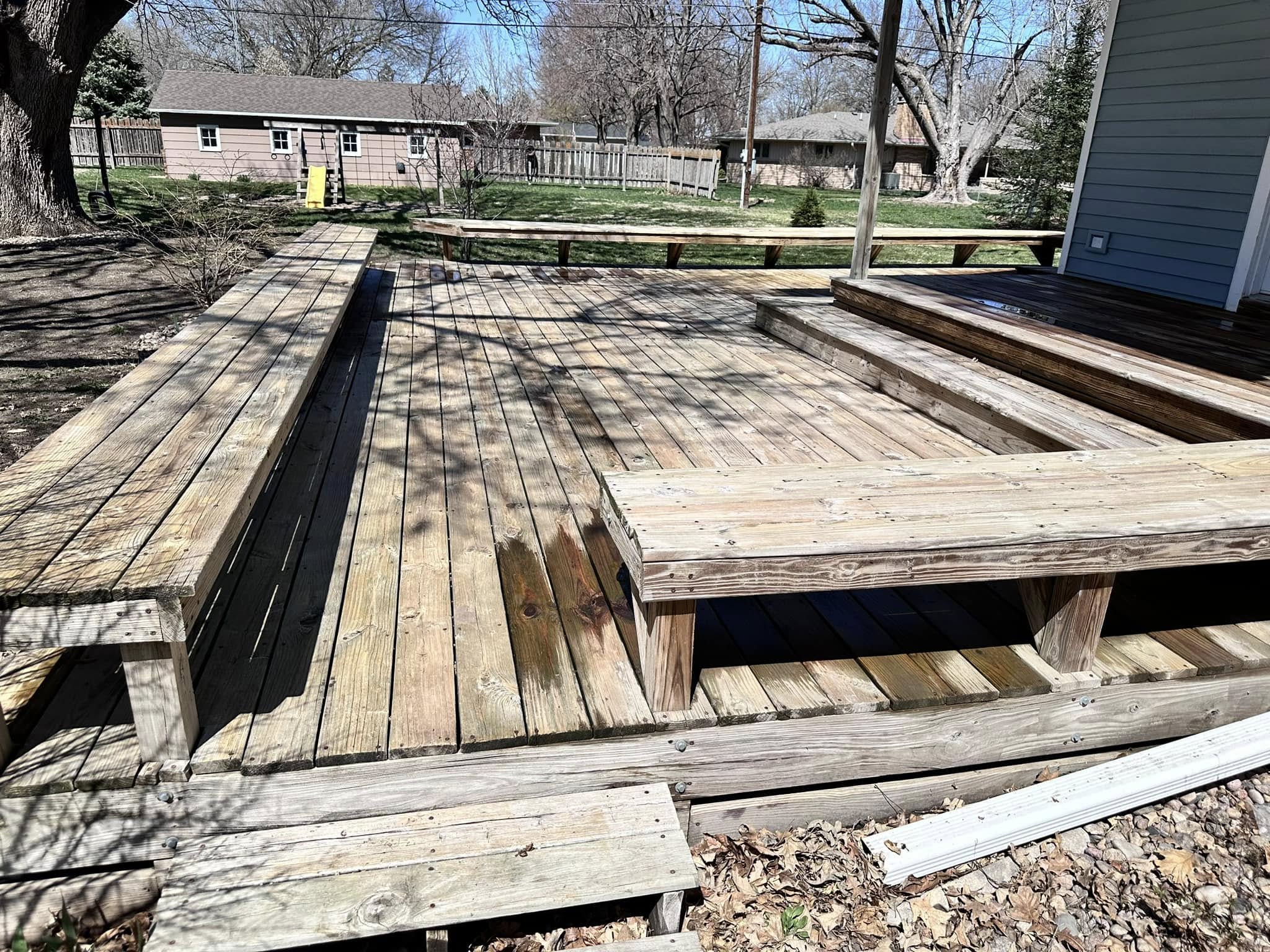 Concrete after professional pressure washing in York Nebraska